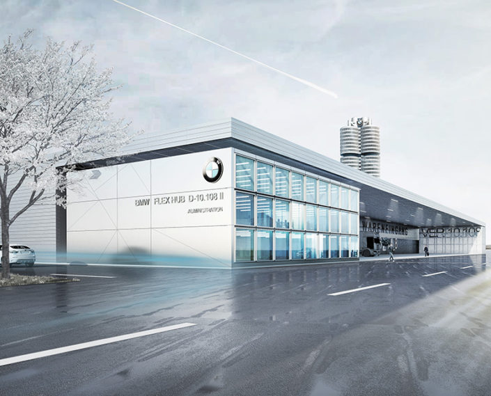 BMW Group Flex-Hub (Im)mobilienkonzept, SSP Architekten Bochum BMW Group Flex-Hub (Im)mobilienkonzept, SSP Architekten Bochum