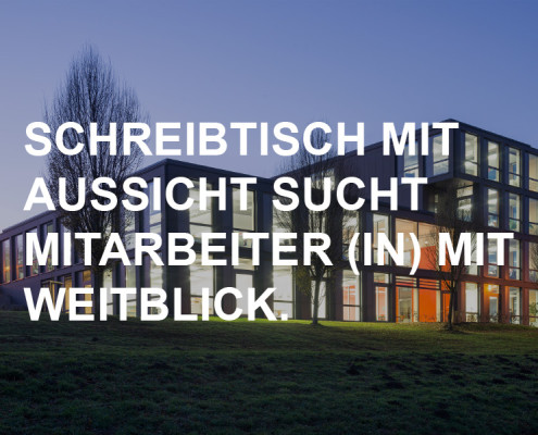 Stellenausschreibung, Stellenanzeige, SSP Architekten Bochum