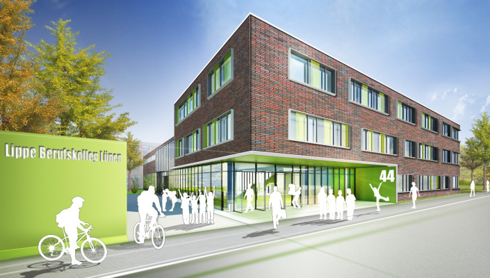 Lippe Berufskolleg Lünen, SSP Bochum, Architektur Lippe Berufskolleg Lünen, SSP Bochum, Architektur