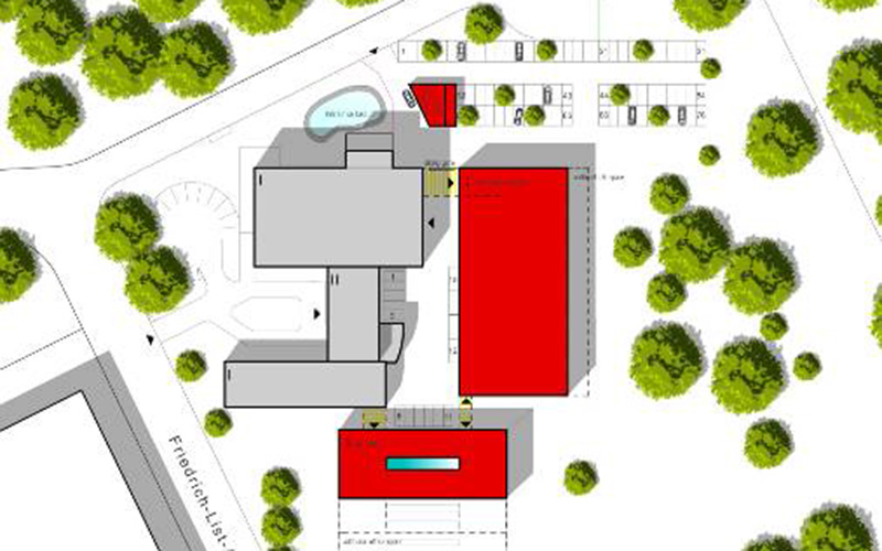 Denso Wegberg, Lageplan, SSP Architekten Bochum