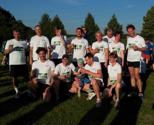 AOK Firmenlauf 2014, Manschaftsfoto nachher