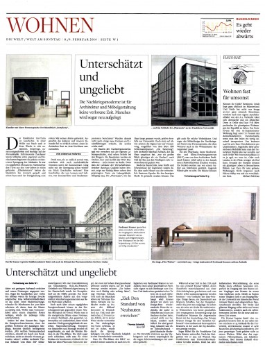 Artikel in der Welt am Sonntag