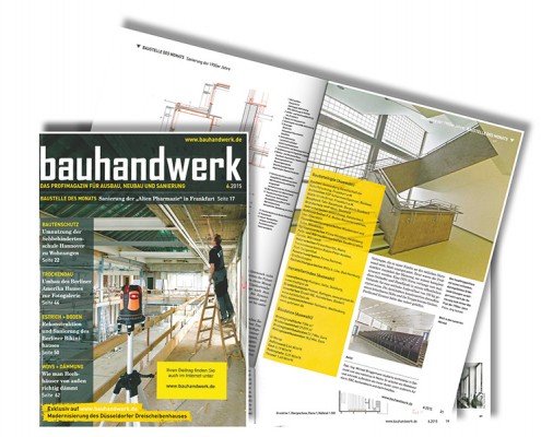bauhandwerk Magazin Forschungszentrum BiK-F Frankfurt am Main, SSP